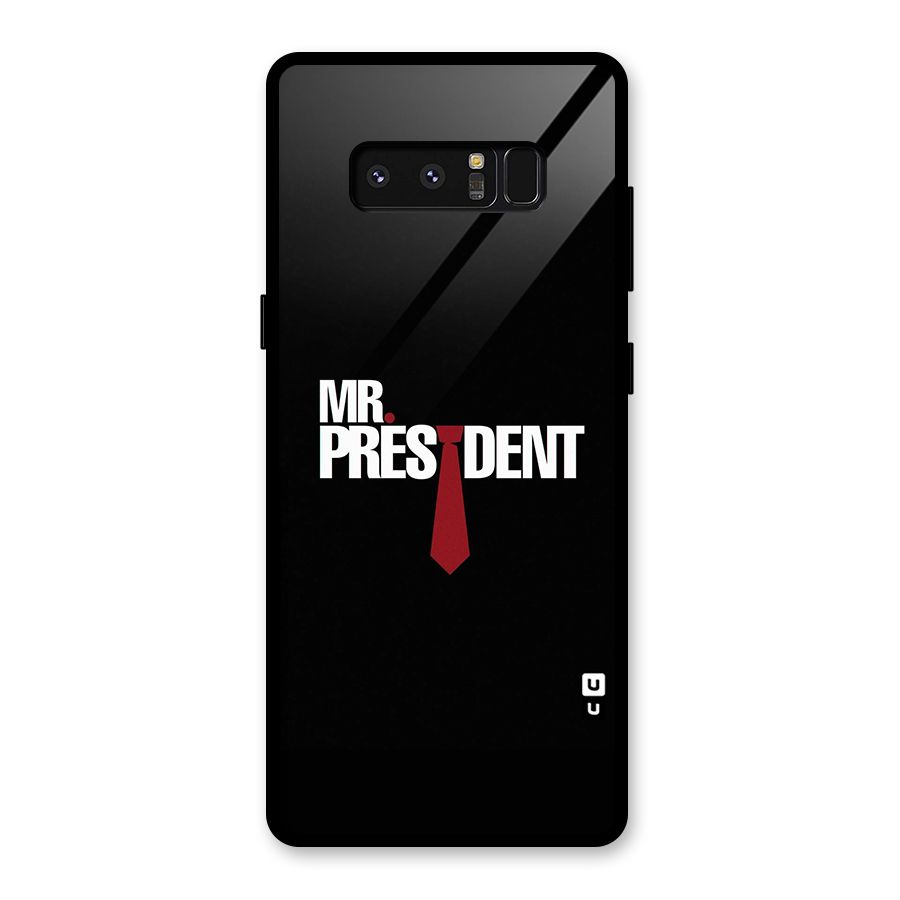 Mr President Glass Back Case for Galaxy Note 8