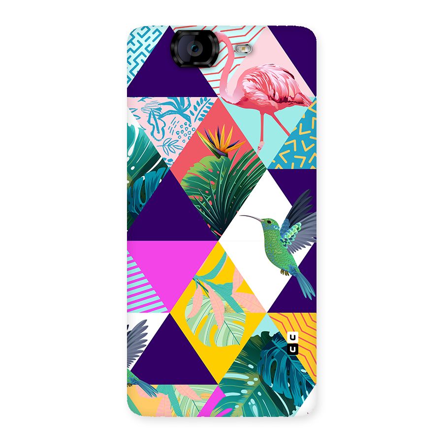 Multicolor Exotic Seamless Pattern Back Case for Canvas Knight A350