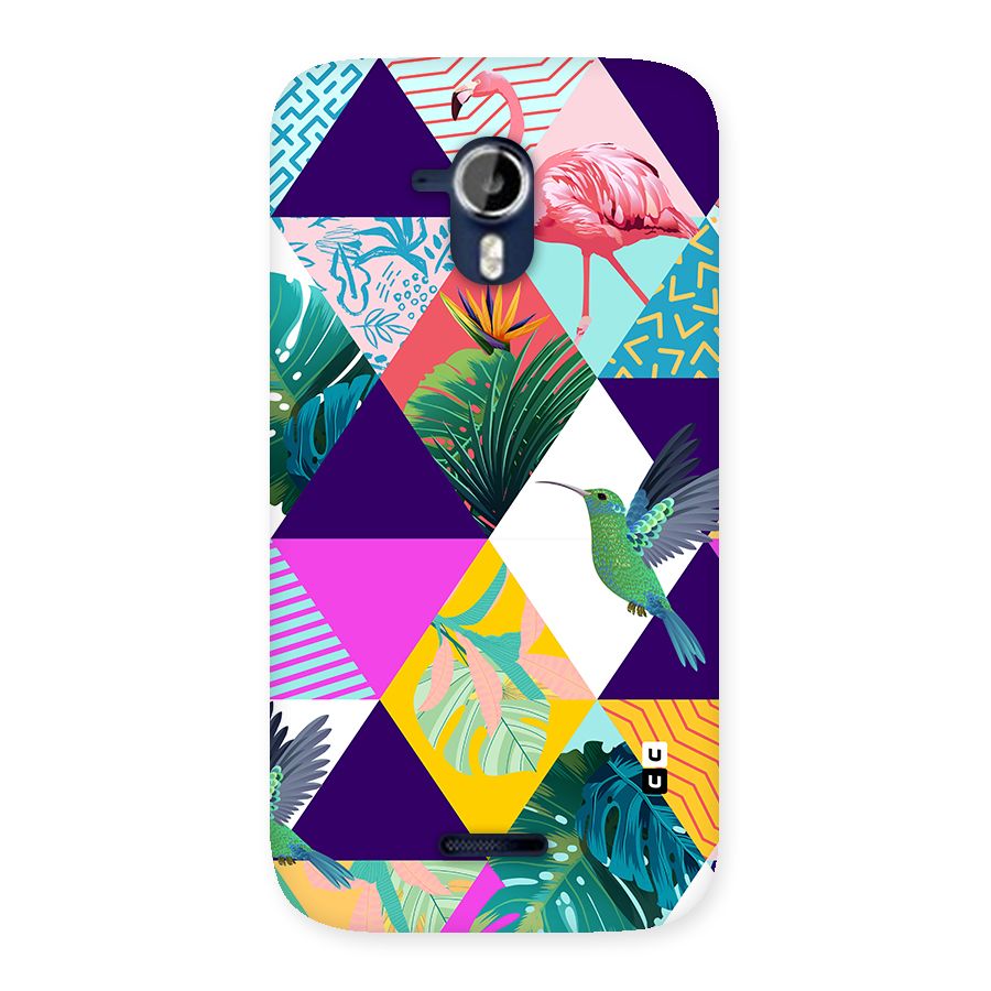 Multicolor Exotic Seamless Pattern Back Case for Canvas Magnus A117