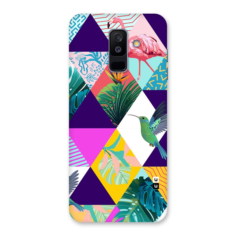 Multicolor Exotic Seamless Pattern Back Case for Galaxy A6 Plus