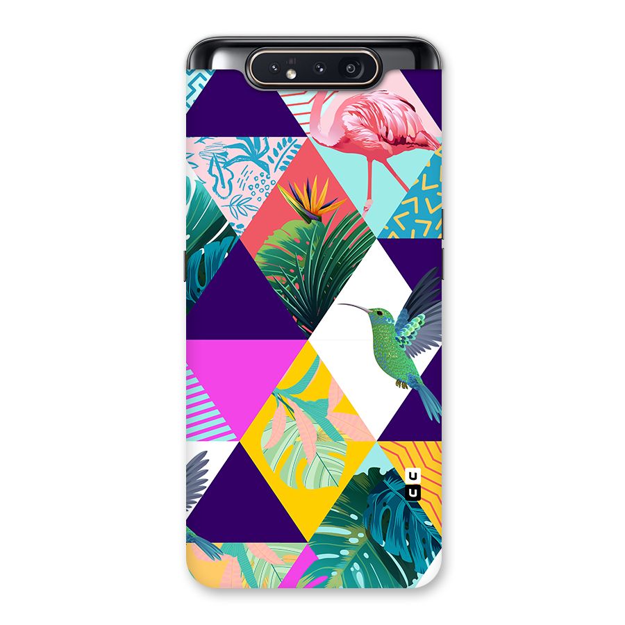 Multicolor Exotic Seamless Pattern Back Case for Galaxy A80