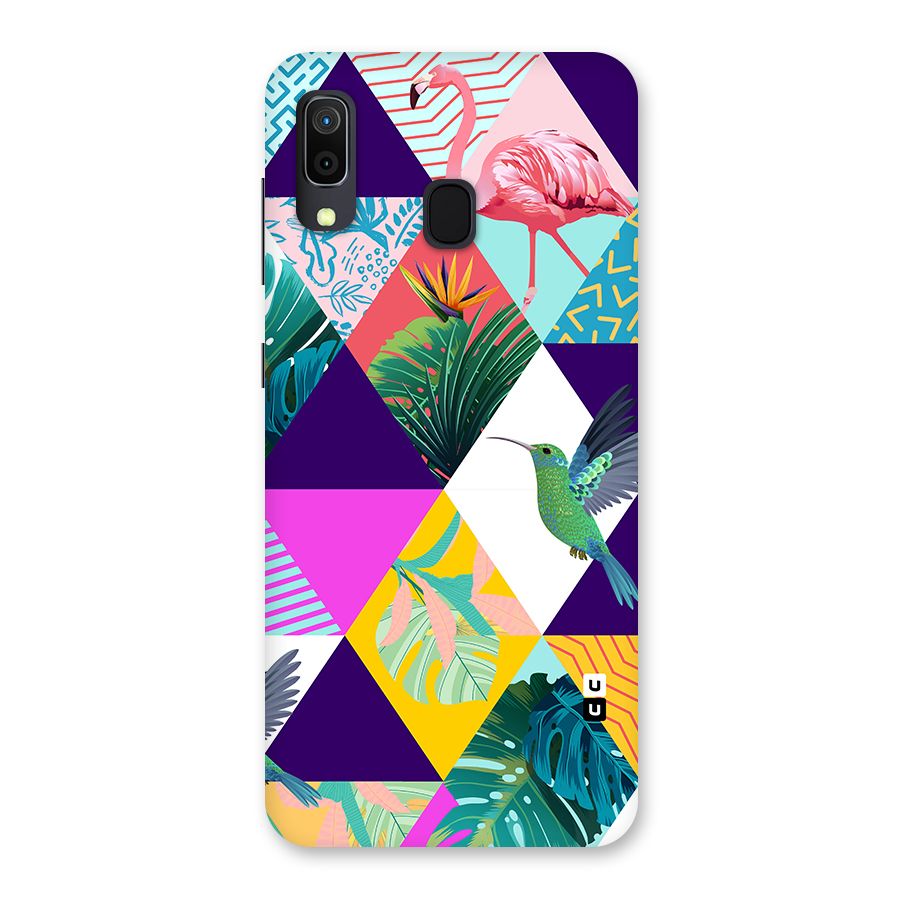Multicolor Exotic Seamless Pattern Back Case for Galaxy M10s