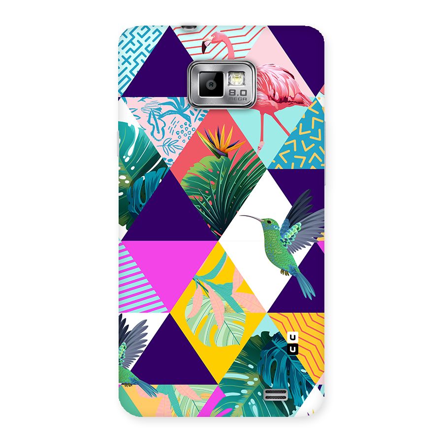 Multicolor Exotic Seamless Pattern Back Case for Galaxy S2