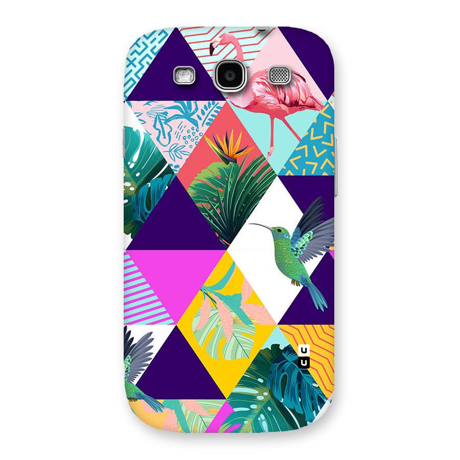 Multicolor Exotic Seamless Pattern Back Case for Galaxy S3