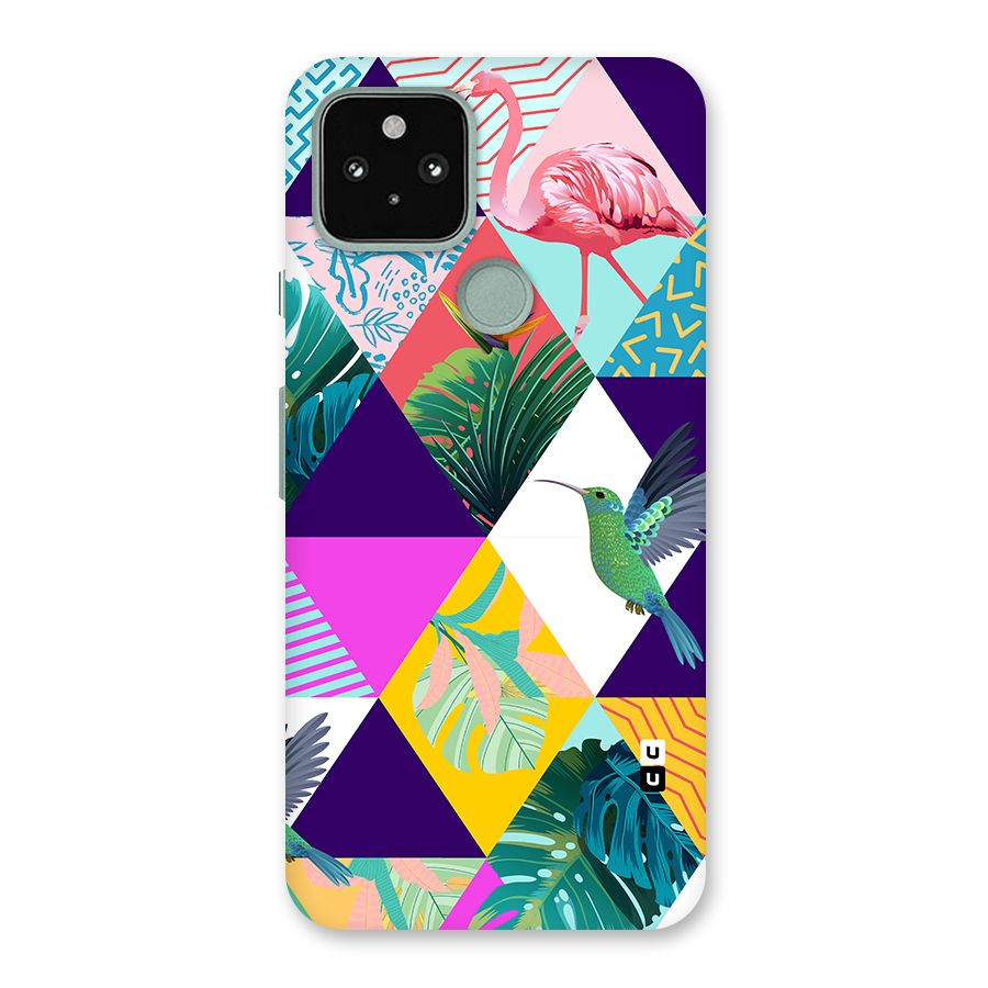 Multicolor Exotic Seamless Pattern Back Case for Google Pixel 5