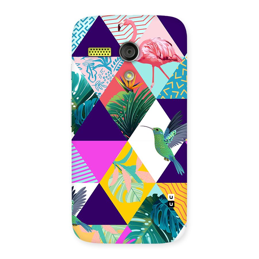 Multicolor Exotic Seamless Pattern Back Case for Moto G