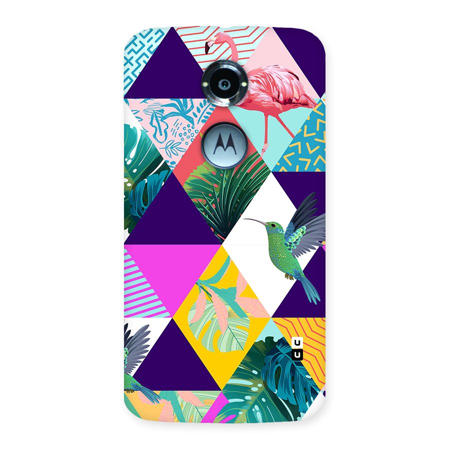 Multicolor Exotic Seamless Pattern Back Case for Moto X2