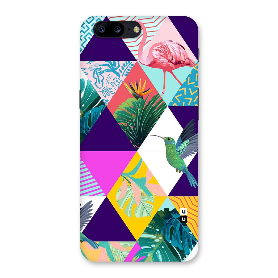 Multicolor Exotic Seamless Pattern Back Case for OnePlus 5