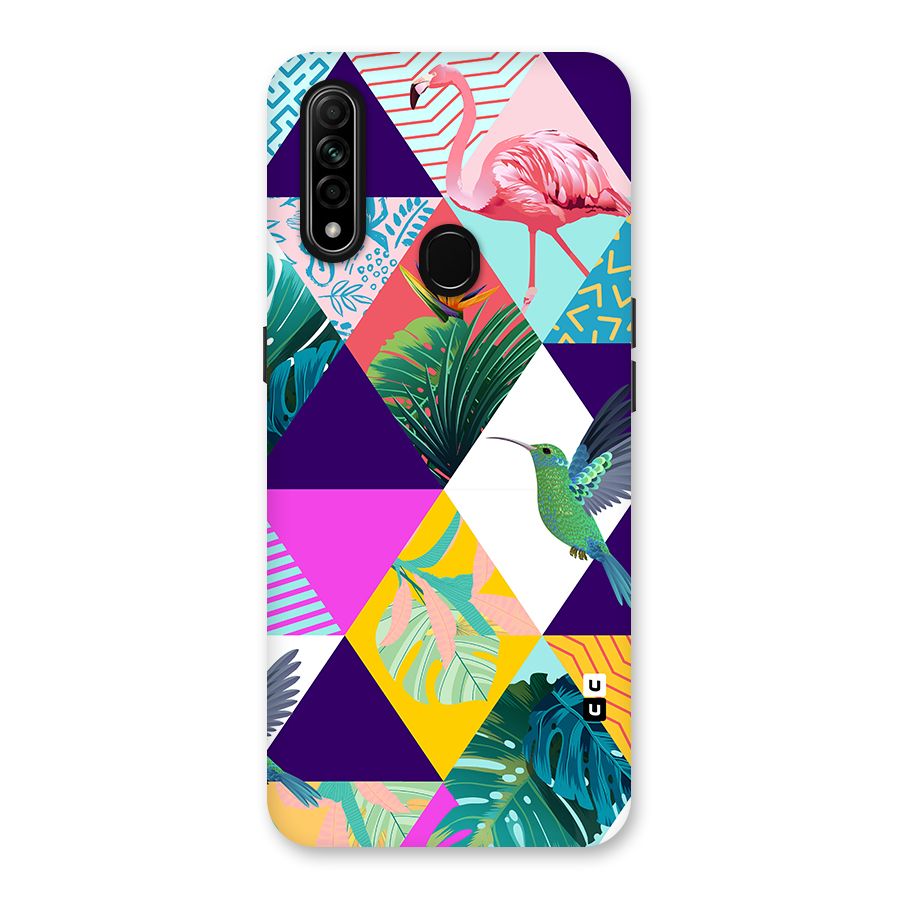 Multicolor Exotic Seamless Pattern Back Case for Oppo A31