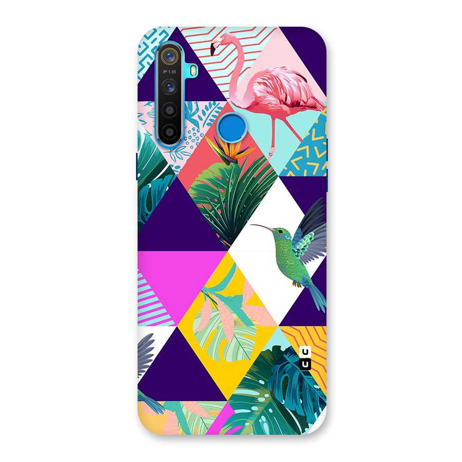 Multicolor Exotic Seamless Pattern Back Case for Realme 5