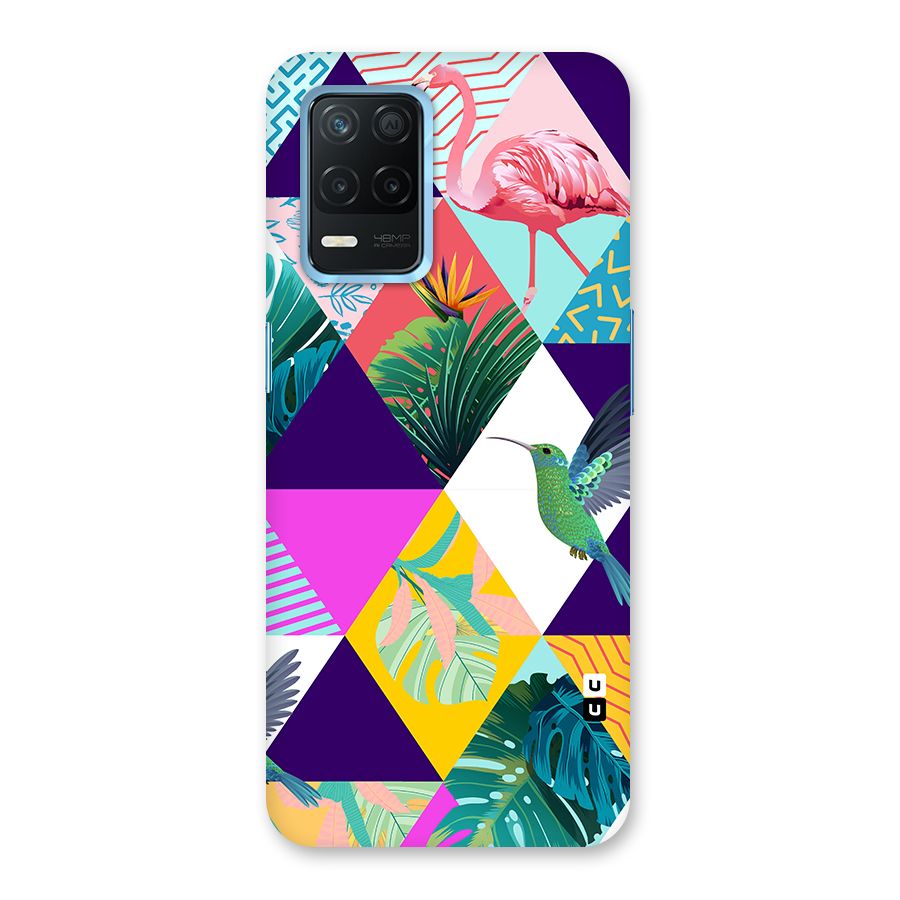 Multicolor Exotic Seamless Pattern Back Case for Realme 8s 5G