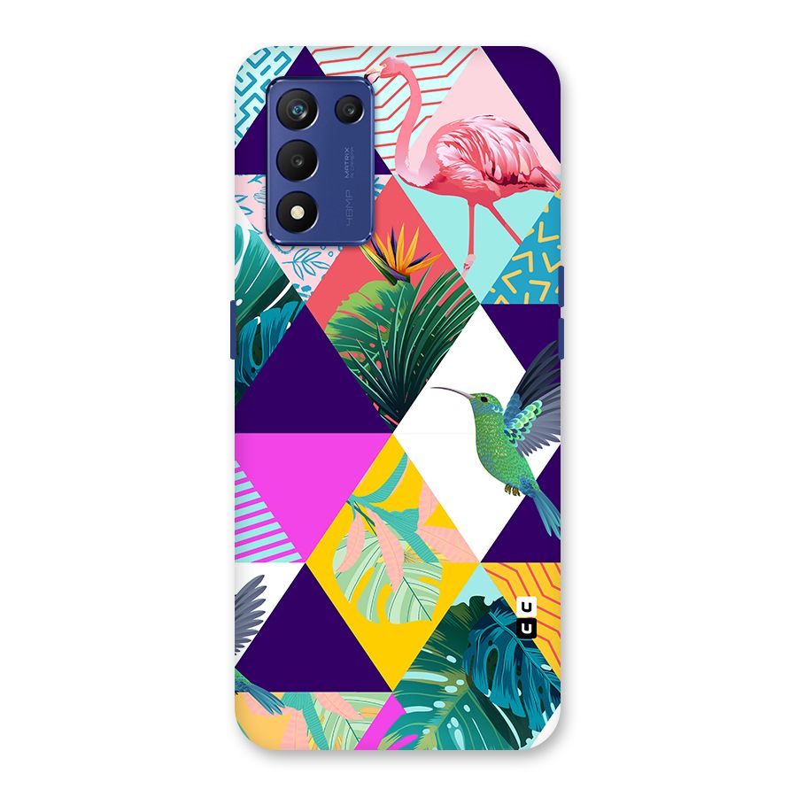 Multicolor Exotic Seamless Pattern Back Case for Realme 9 5G Speed