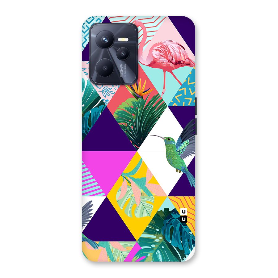 Multicolor Exotic Seamless Pattern Back Case for Realme C35