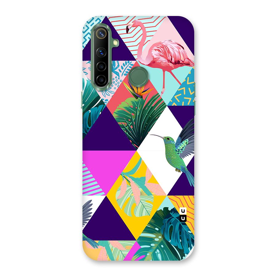 Multicolor Exotic Seamless Pattern Back Case for Realme Narzo 10
