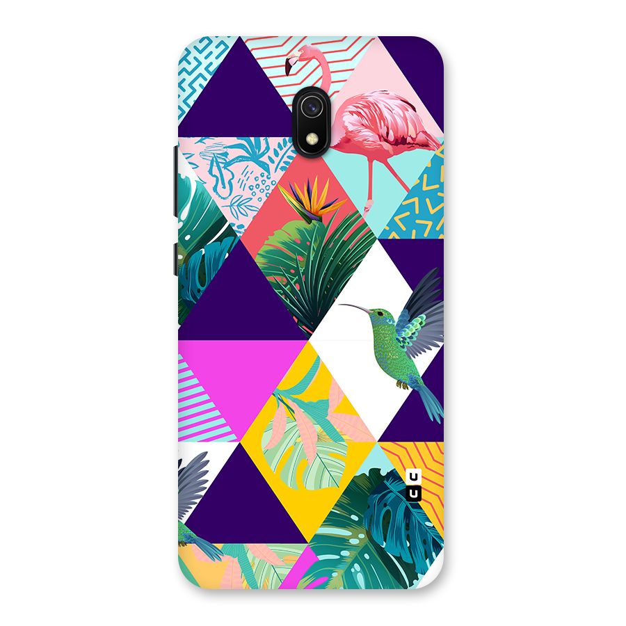 Multicolor Exotic Seamless Pattern Back Case for Redmi 8A