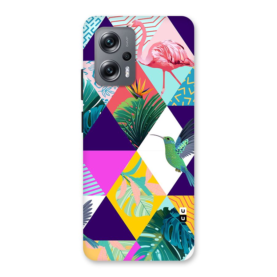 Multicolor Exotic Seamless Pattern Back Case for Redmi K50i