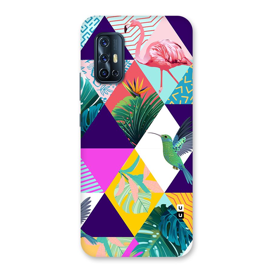 Multicolor Exotic Seamless Pattern Back Case for Vivo V17