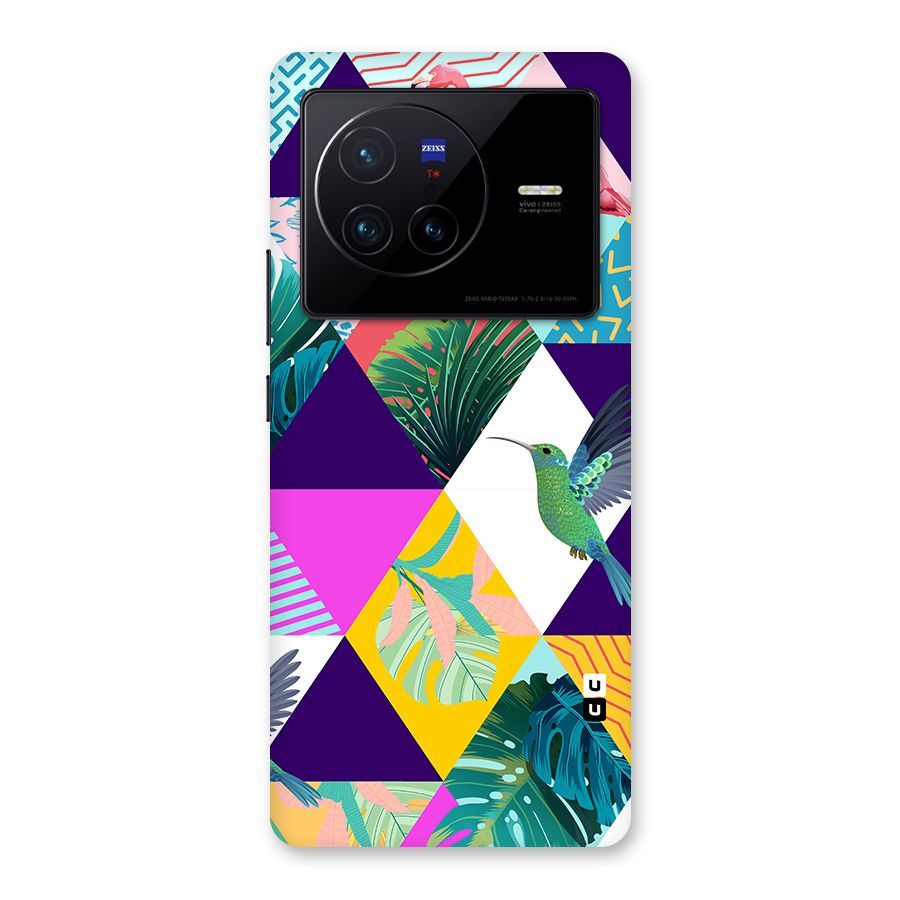 Multicolor Exotic Seamless Pattern Back Case for Vivo X80