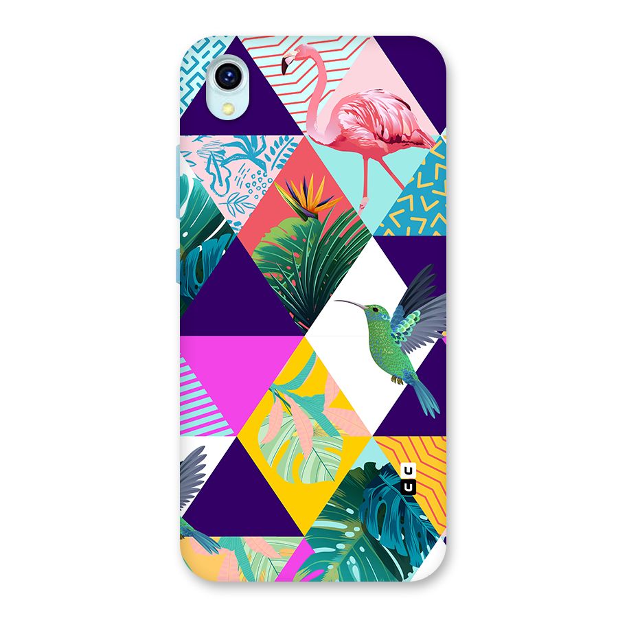 Multicolor Exotic Seamless Pattern Back Case for Vivo Y1s