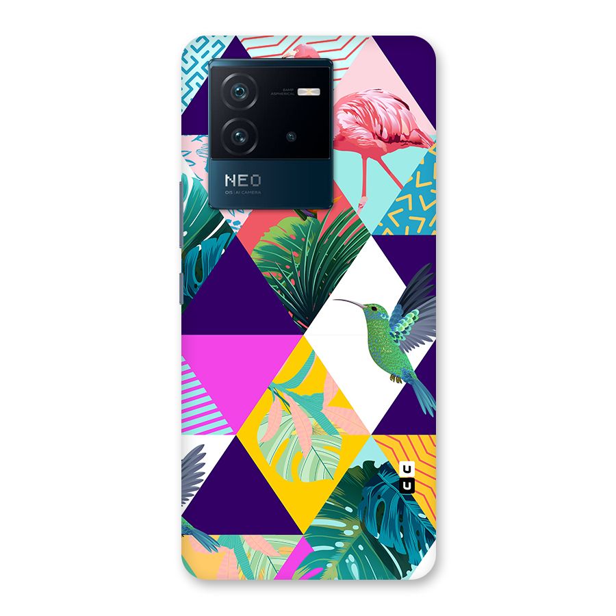 Multicolor Exotic Seamless Pattern Back Case for Vivo iQOO Neo 6 5G