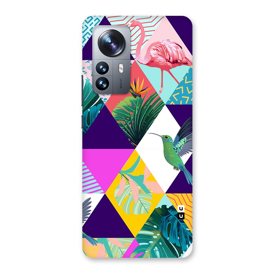 Multicolor Exotic Seamless Pattern Back Case for Xiaomi 12 Pro