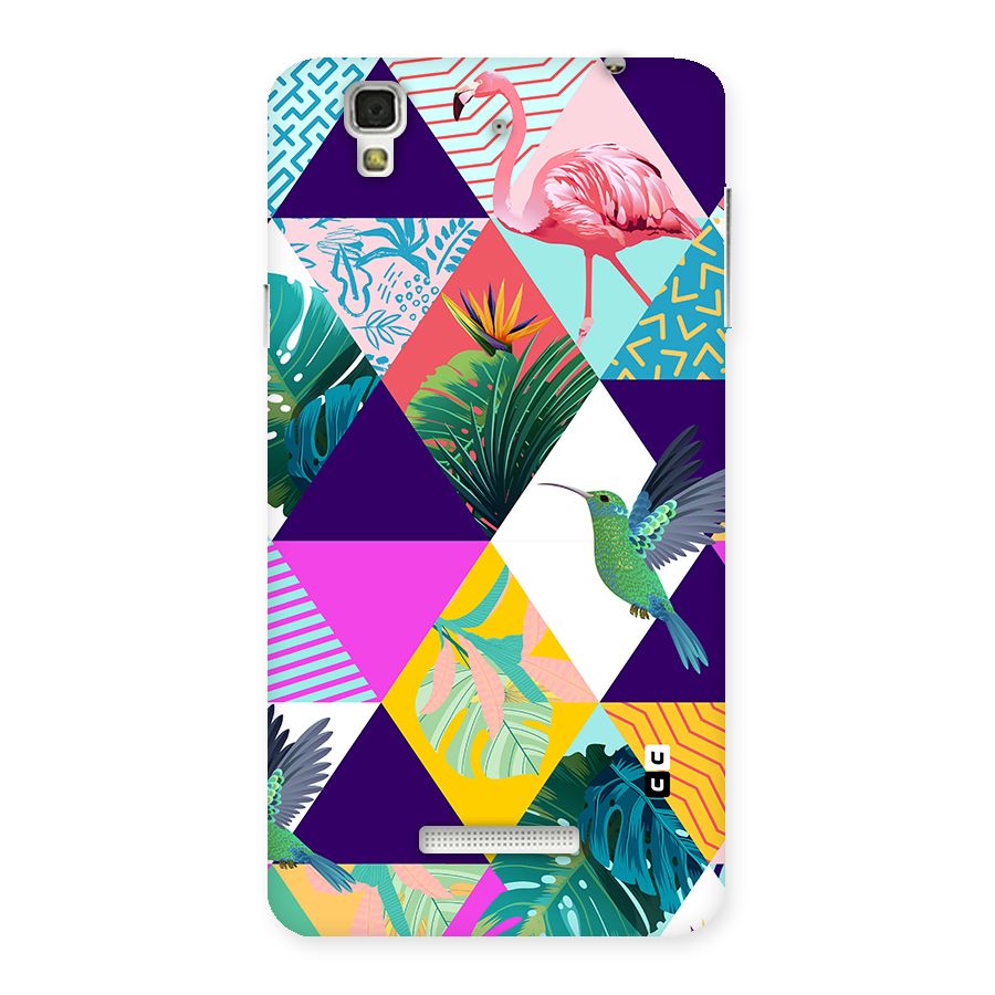 Multicolor Exotic Seamless Pattern Back Case for Yureka