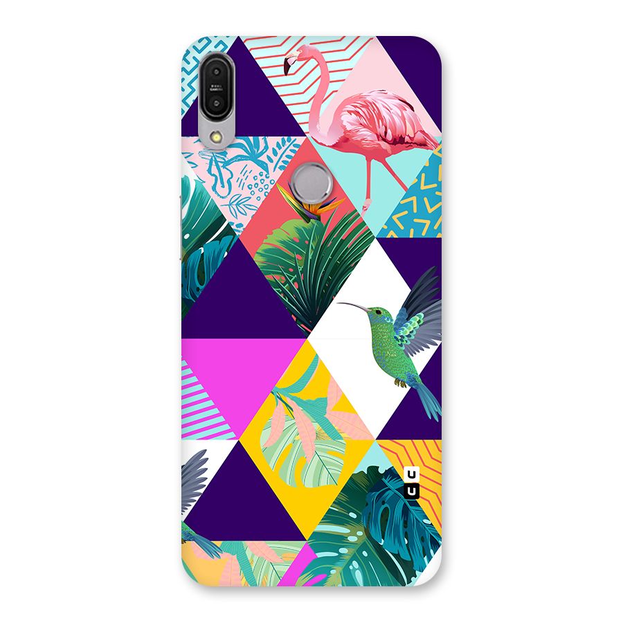 Multicolor Exotic Seamless Pattern Back Case for Zenfone Max Pro M1