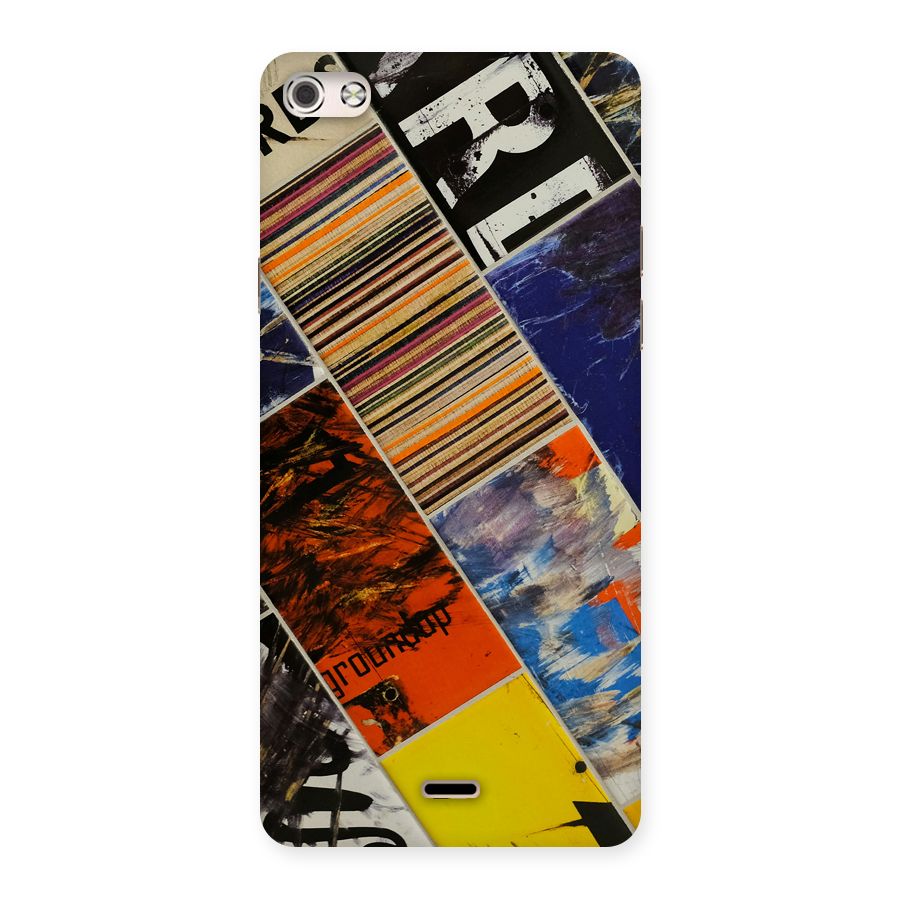 Multiple Textures Back Case for Canvas Silver 5