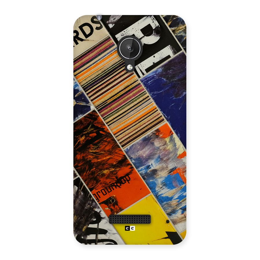 Multiple Textures Back Case for Canvas Spark Q380