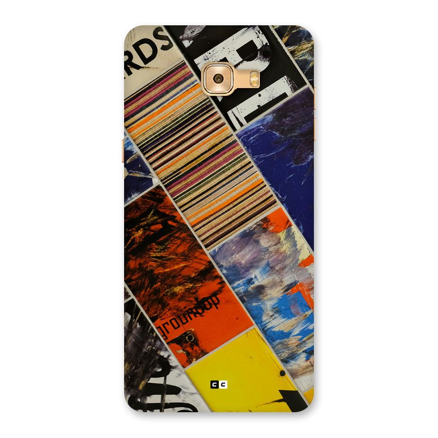 Multiple Textures Back Case for Galaxy C9 Pro