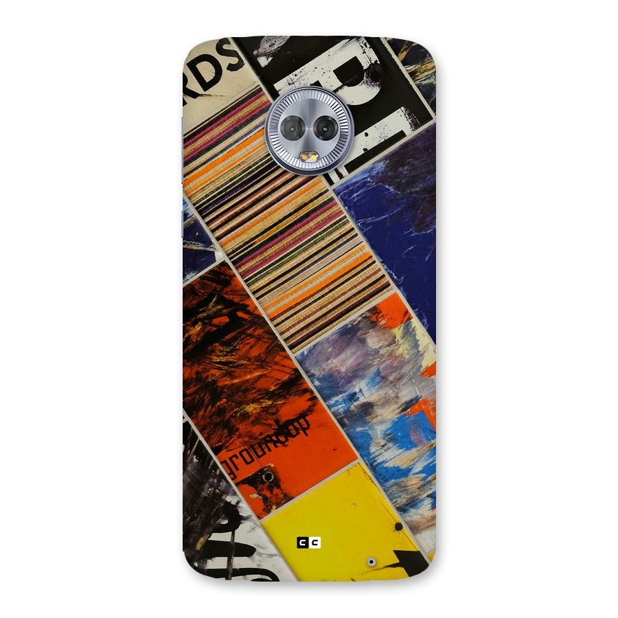 Multiple Textures Back Case for Moto G6 Plus