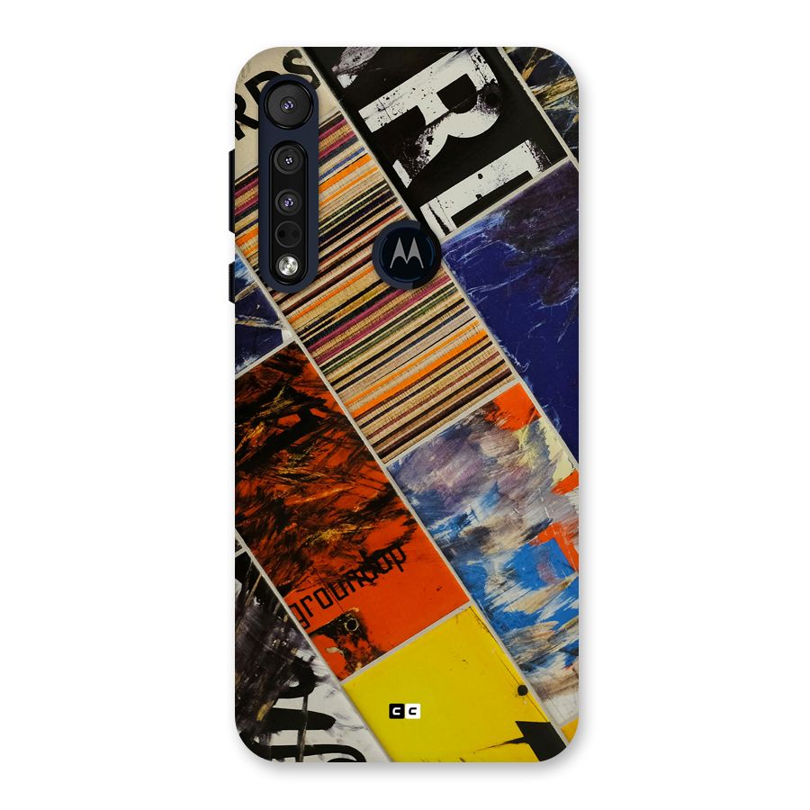 Multiple Textures Back Case for Motorola One Macro
