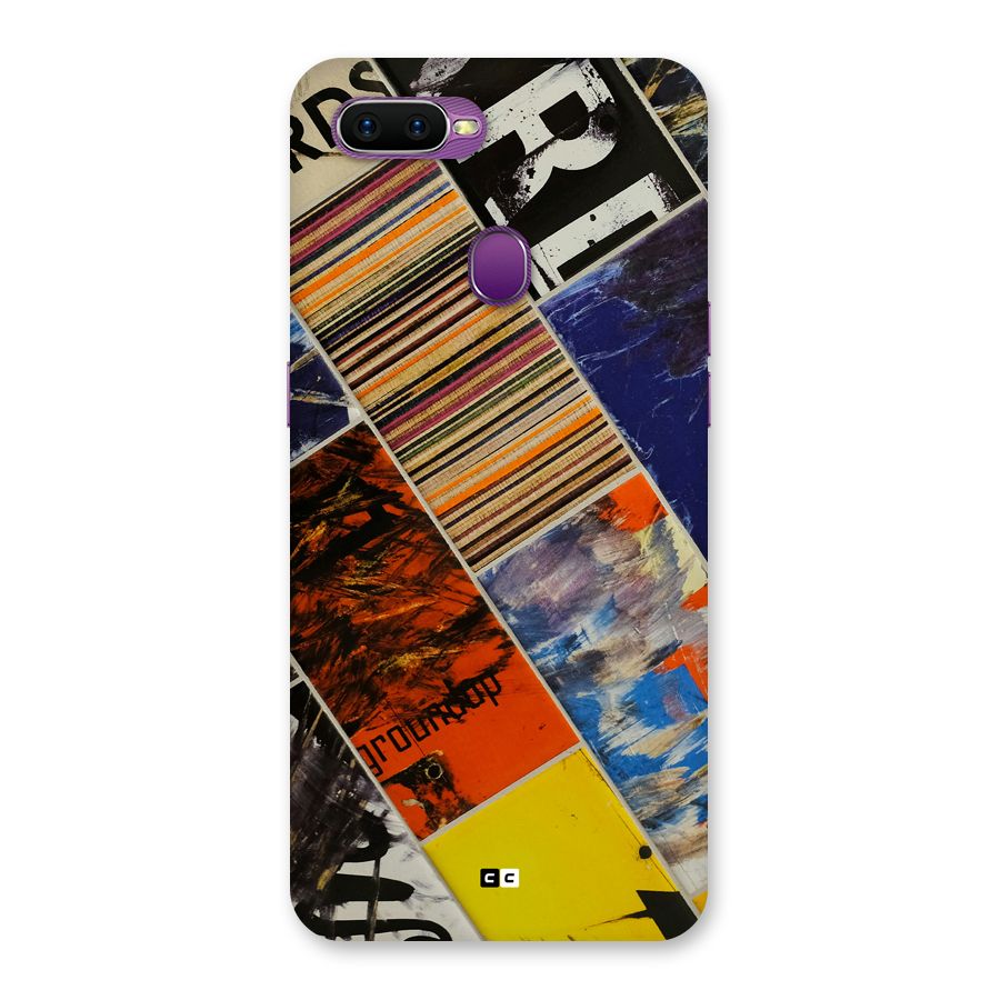 Multiple Textures Back Case for Oppo F9