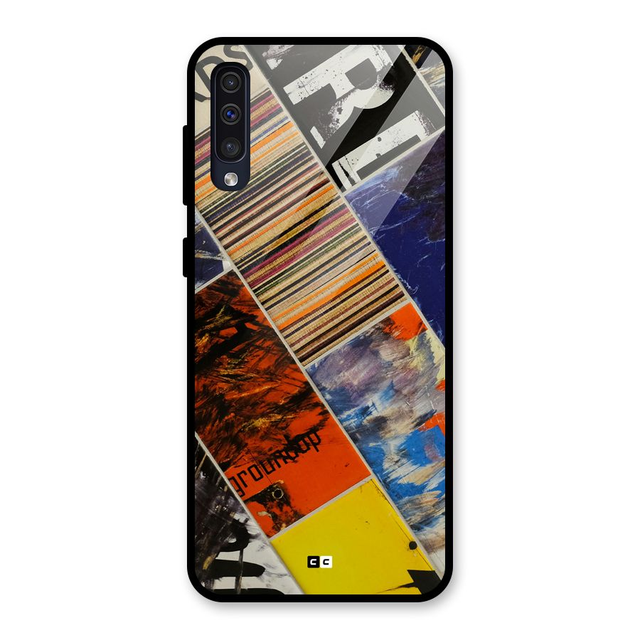 Multiple Textures Glass Back Case for Galaxy A50s