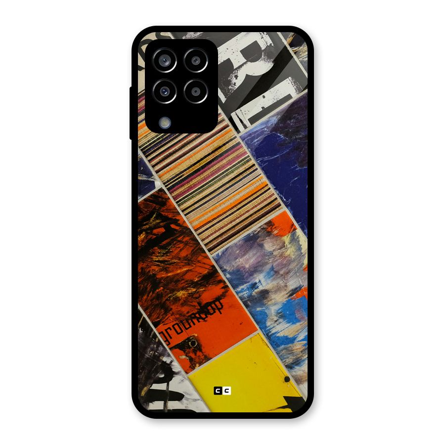 Multiple Textures Glass Back Case for Galaxy M33