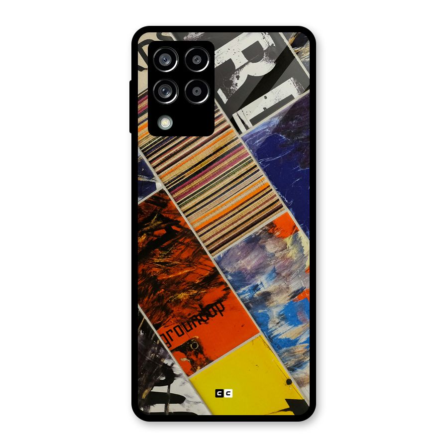 Multiple Textures Glass Back Case for Galaxy M53 5G