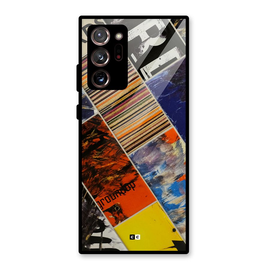 Multiple Textures Glass Back Case for Galaxy Note 20 Ultra