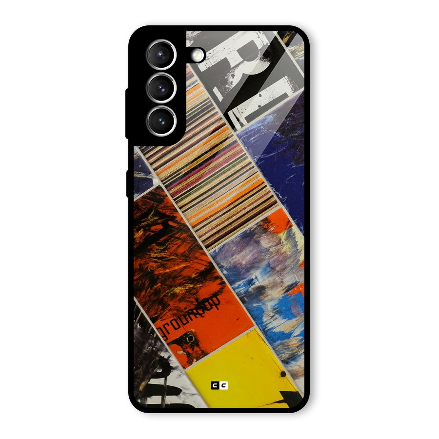Multiple Textures Glass Back Case for Galaxy S21 5G
