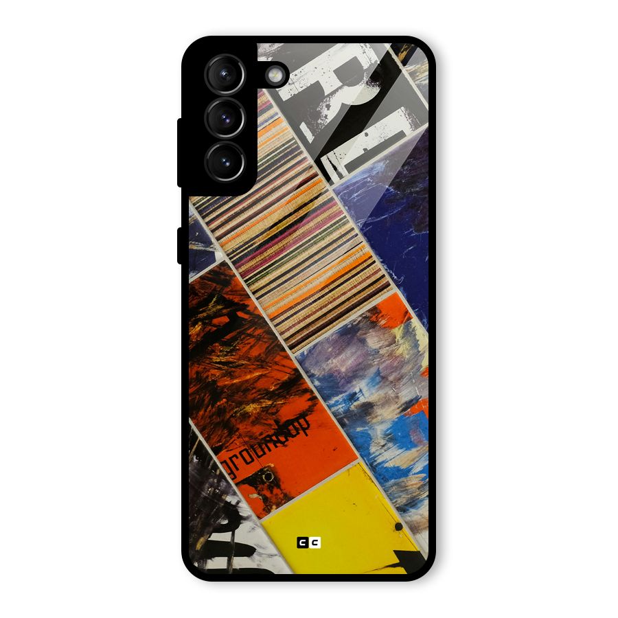 Multiple Textures Glass Back Case for Galaxy S21 Plus