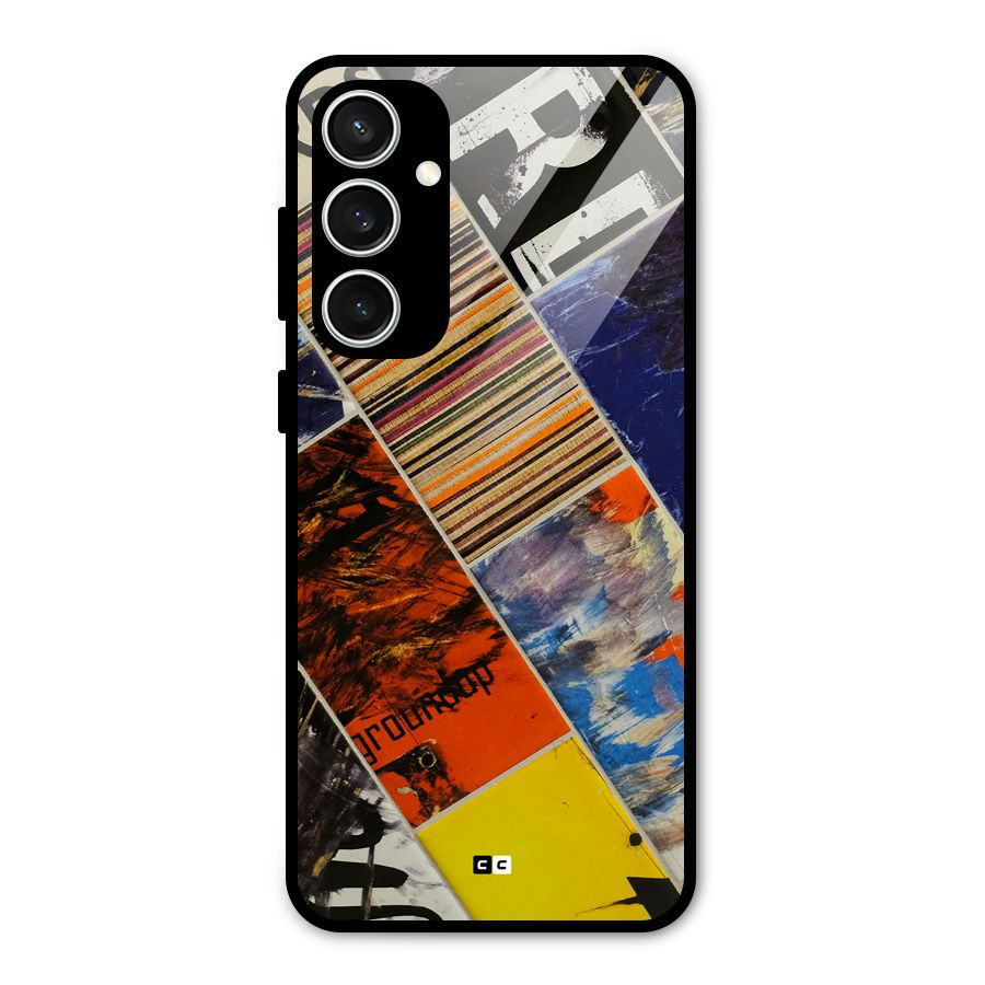 Multiple Textures Glass Back Case for Galaxy S23 FE