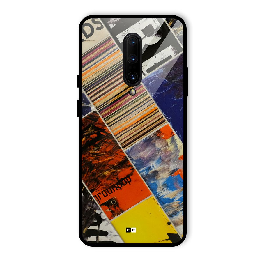 Multiple Textures Glass Back Case for OnePlus 7 Pro