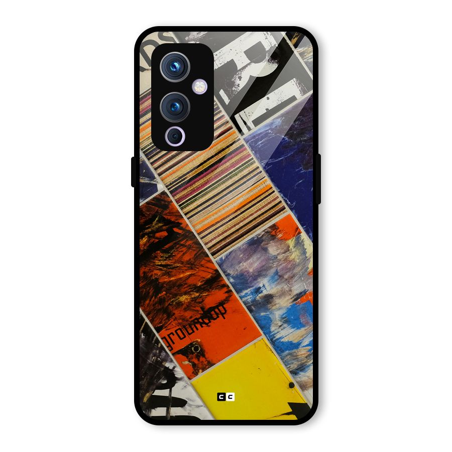 Multiple Textures Glass Back Case for OnePlus 9