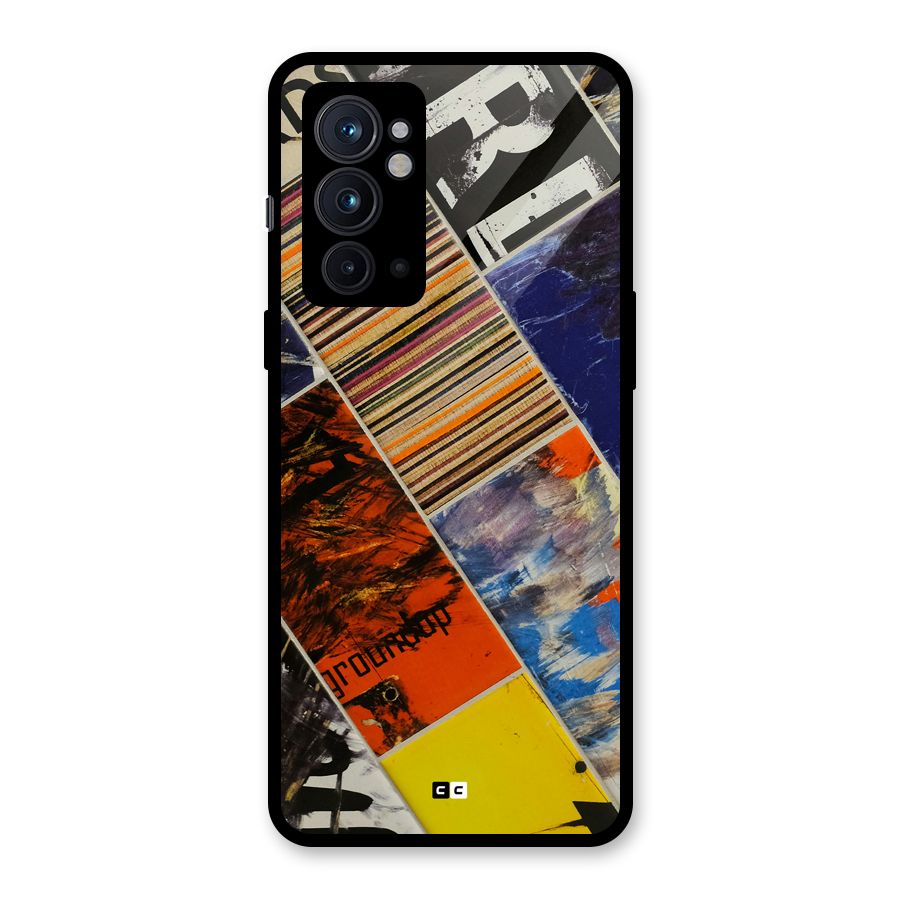 Multiple Textures Glass Back Case for OnePlus 9RT 5G