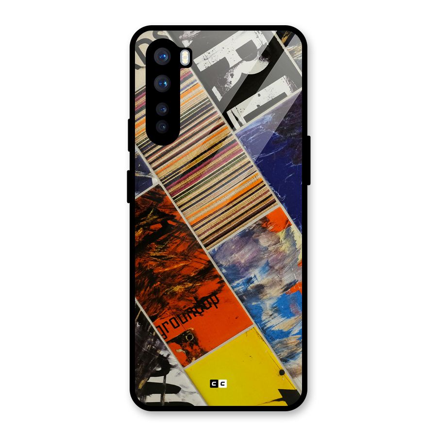 Multiple Textures Glass Back Case for OnePlus Nord