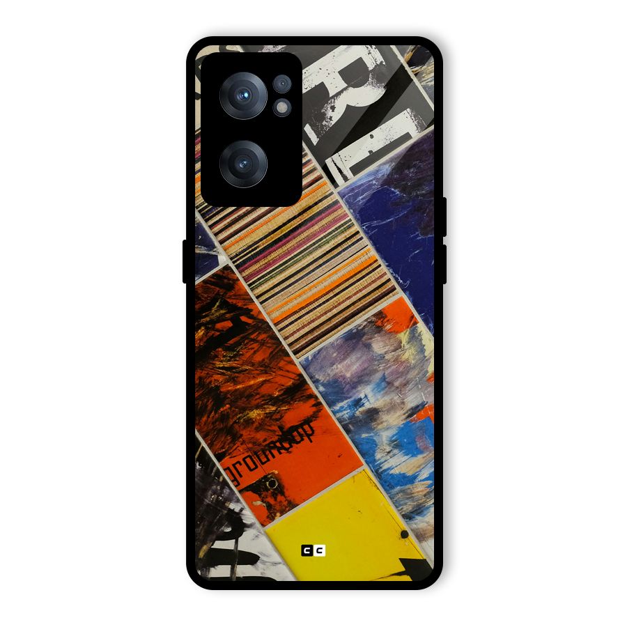 Multiple Textures Glass Back Case for OnePlus Nord CE 2 5G