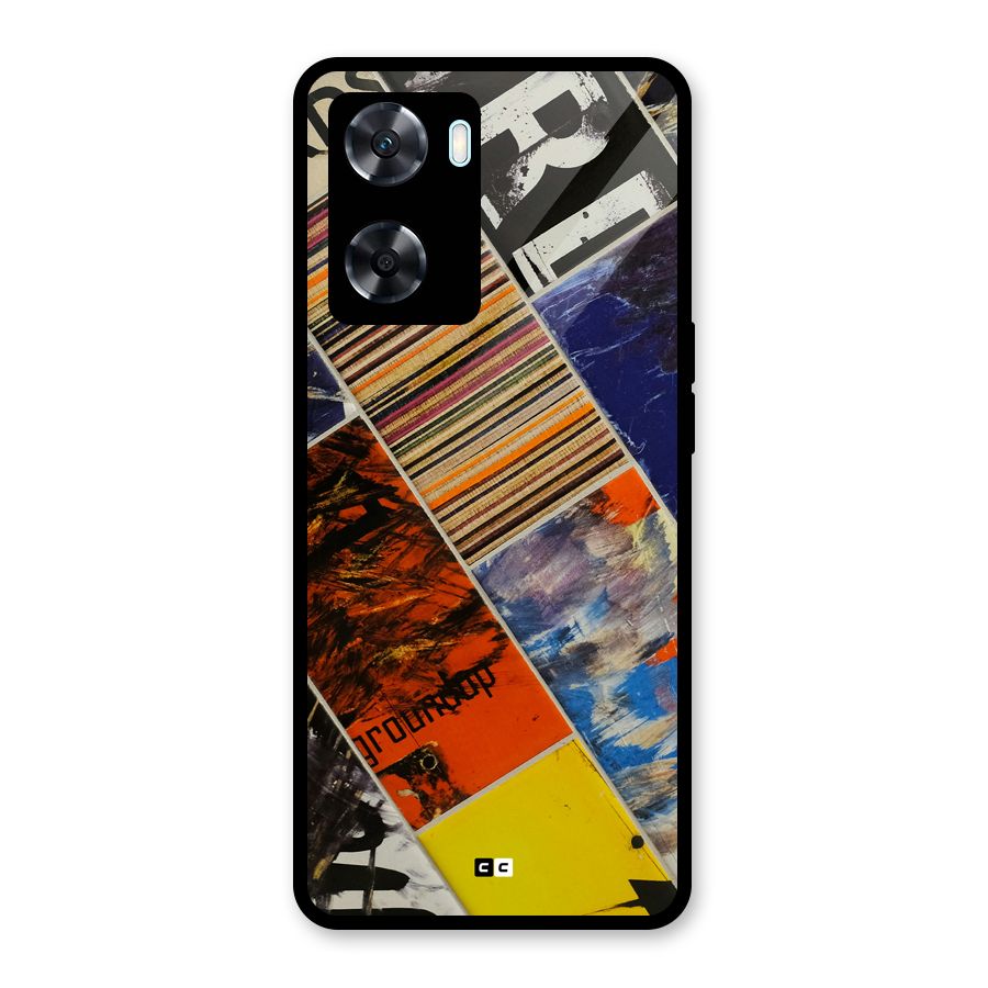 Multiple Textures Glass Back Case for Oppo A77