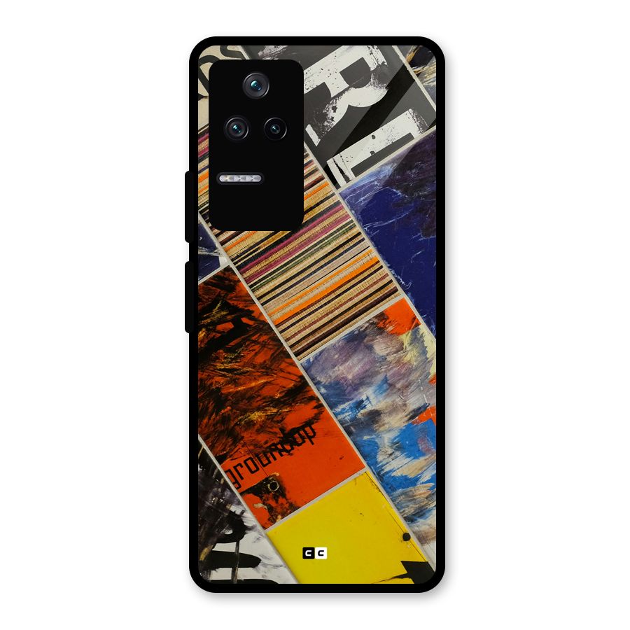 Multiple Textures Glass Back Case for Poco F4 5G