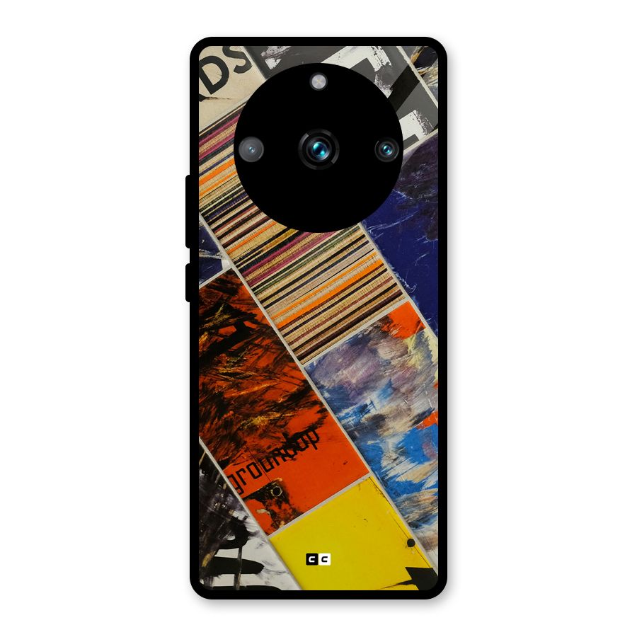 Multiple Textures Glass Back Case for Realme 11 Pro Plus