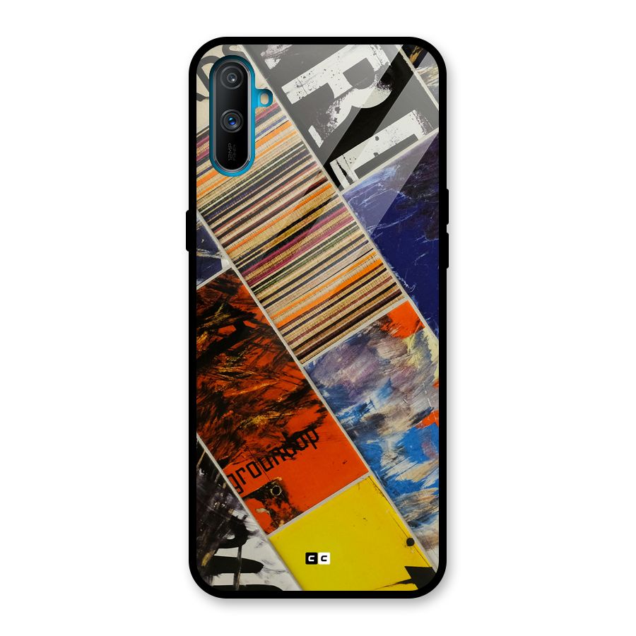 Multiple Textures Glass Back Case for Realme C3