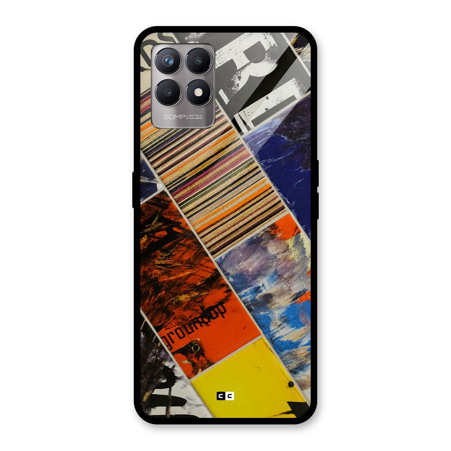 Multiple Textures Glass Back Case for Realme Narzo 50